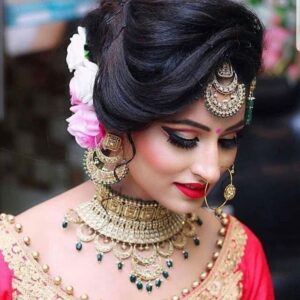Bridal Makeup in Nizampet - Hair Style