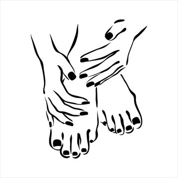 manicure and pedicure